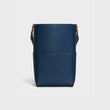 Celine Sangle Bucket Bag In Soft Grained Calfskin Deep Blue