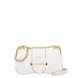 Prada Sidonie Leather Shoulder Bag White