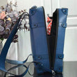 LV Soft Trunk Backpack PM Epi Leather Blue