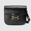 Gucci 1995 Horsebit Shoulder Bag Black