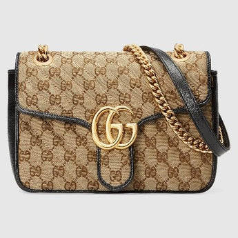 Gucci GG Marmont Small Shoulder Bag GG Canvas