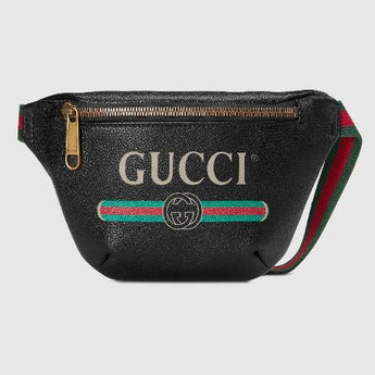 Gucci Print Small Belt Bag Black