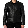 BLACK LEATHER JACKET