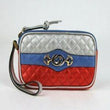 Gucci Zumi Clutch Metallic Red/Silver