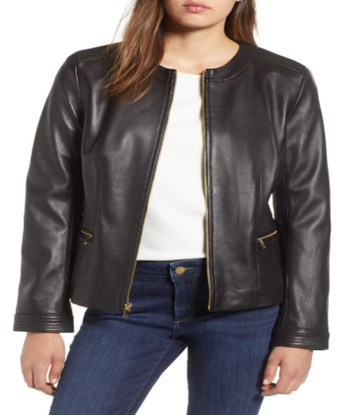 Smooth Lambskin Leather Jacket