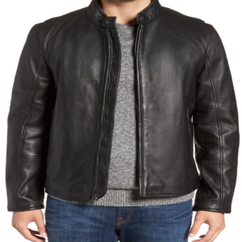 Horace Leather Moto Jacket