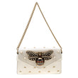 Gucci Broadway Leather Mini Bag White