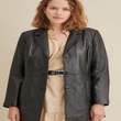 Charlotte Thinsulate Leather Car Coat