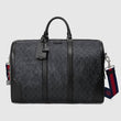Gucci Soft GG Supreme Carry-On Duffle Black/Grey