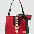 Gucci Sylvie Small Shoulder Bag Hibiscus Red