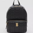 Burberry Quilted Check Lambskin Backpack Black