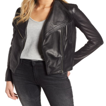 Leather Moto Jacket