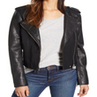 Pebble Leather Moto Jacket