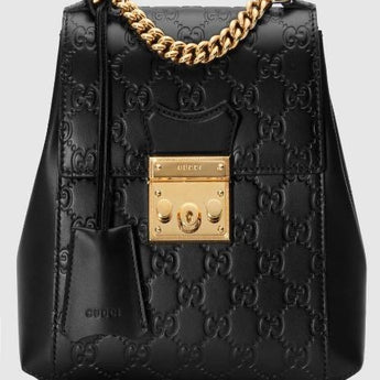 Gucci Padlock GG Signature Backpack Black