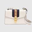 Gucci Sylvie Small Shoulder Bag Off-White