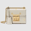 Gucci Padlock Bee Star Small Shoulder Bag White