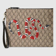 Gucci Bestiary Pouch with Kingsnake