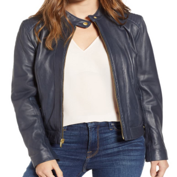 Leather Moto Jacket