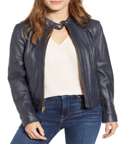Leather Moto Jacket