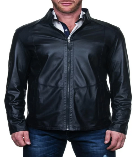 Tag Leather Jacket