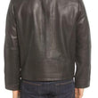 Orlando Leather Racer Coat