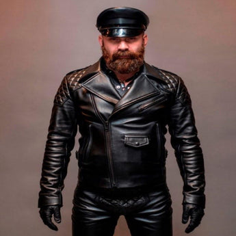 Fitted Biker leather Jacket