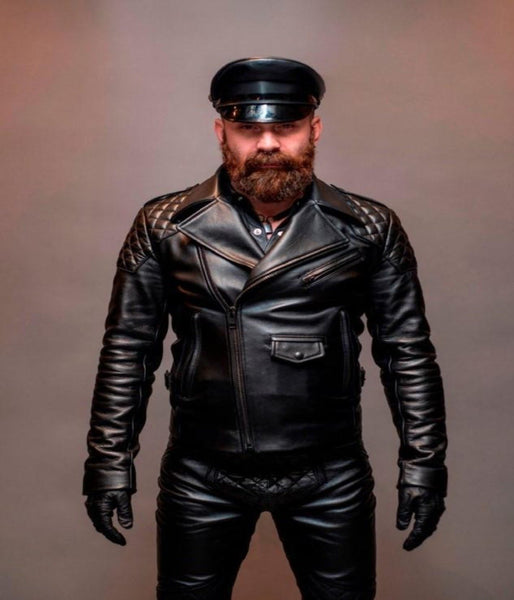 Fitted Biker leather Jacket