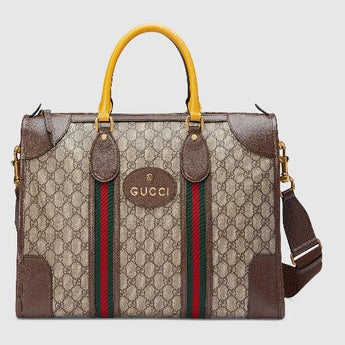 Gucci Soft GG Supreme Duffle Bag Beige