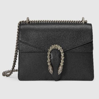 Gucci Dionysus Small Shoulder Bag Black Leather
