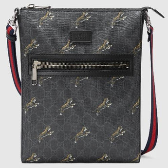 Gucci Bestiary Messenger With Tigers