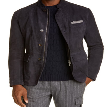 Suede Leather Jacket