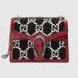 Gucci Dionysus GG Tweed Small Shoulder Bag White/Black