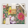 Gucci Padlock Small Shoulder Bag White Flora