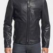 Tanned Cowhide Leather Moto Jacket