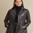 Maeve Thinsulate Leather Car Coat