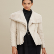Shearling Belted Coat