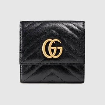 Gucci GG Marmont Matelassé Wallet Black