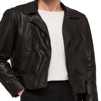 Slim Fit Leather Jacket