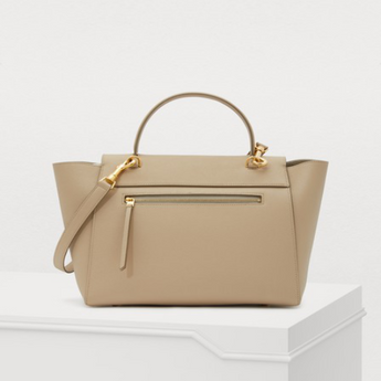 Celine Mini Belt Bag In Grained Calfskin Light Taupe