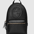 Gucci Soho Leather Chain Backpack Black
