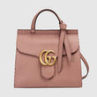 Gucci GG Marmont Small Top Handle Bag Lightweight Leather Dusty Pink