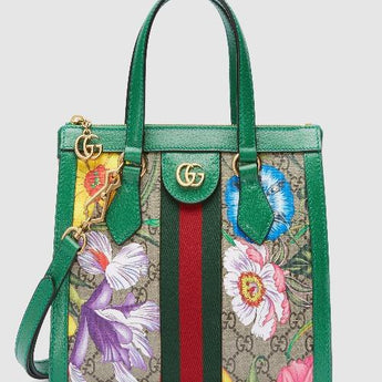 Gucci Online Exclusive Ophidia GG Flora small tote bag