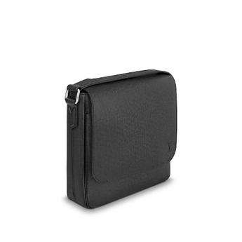 LV Roman PM Taiga Leather Noir