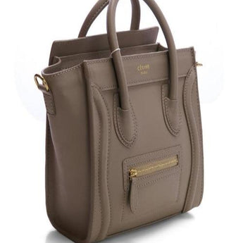 Celine Nano Luggage Tote Tan