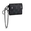 LV Rivets Chain Wallet Epi Leather