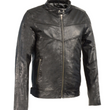 Leather Jacket with Side Buckles