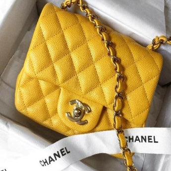 Chanel Mini Flap Bag Yellow