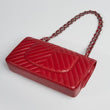 Chanel Classic Medium Handbag Red