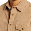 One Pocket Suede Shirt Jacket