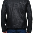 Drips Leather Bomber Jacket
